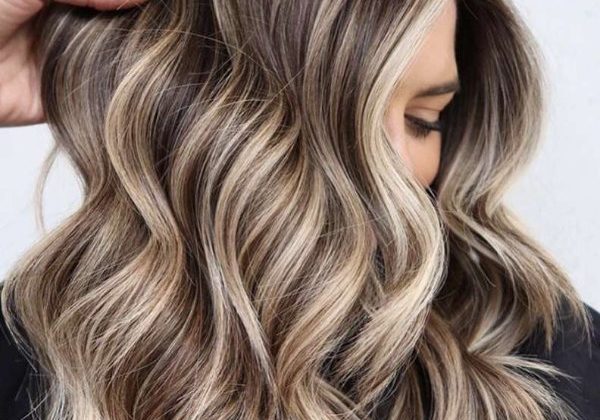 Milktea Hair Color Balayage